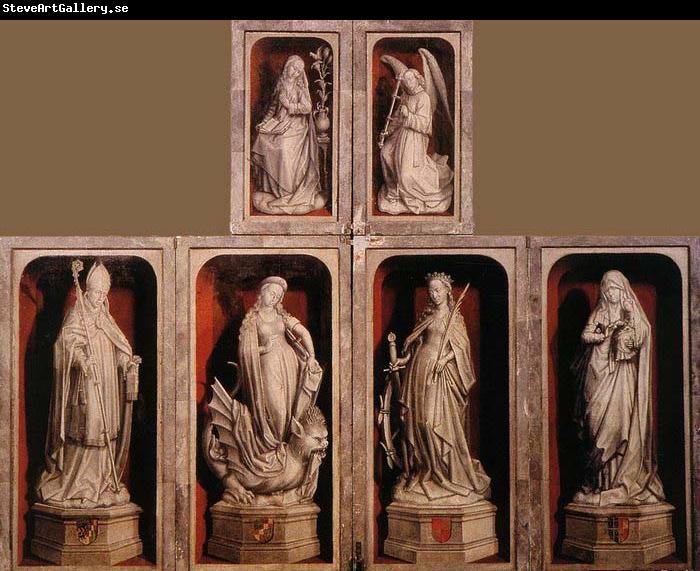 WEYDEN, Rogier van der Wing of a Carved Altar